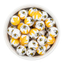 Bee w/Honey Drip Printed Beads 16mm (Package of 10)