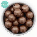 Mocha Matte Beads 20mm (Package of 10)