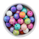 Iridescent Satin Finish Bead Mix 16mm (Package of 30)