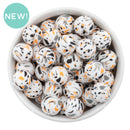 Halloween Mosaic Printed Silicone Beads 15mm (Package of 10)