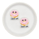 I Donut Care Silicone Focal Bead 29x28mm (Package of 2)