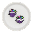 Crochet All Day Silicone Focal Bead 28x32mm (Package of 2)