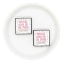 Never Give Up on Your Dreams Silicone Focal Bead 30mm (Package of 2)