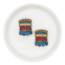 Why Be Moody When You Can Shake Your Booty? Silicone Focal Bead 30x24mm (Package of 2)