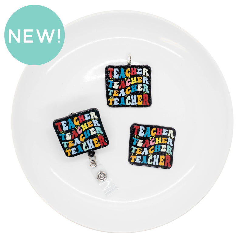 Teacher Teacher Teacher Teacher Acrylic Accent 39x43mm (Package of 1)