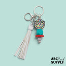 Patriotic Jumbo Tassels 107mm (Package of 1 - Choose Color)