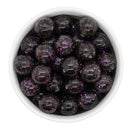 Black Translucent Holographic Spangle Beads 16mm (Package of 10)