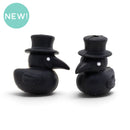 3-D Plague Doctor Duck Silicone Focal Bead 25x17x26mm (Package of 2)