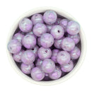 Shimmery Lilac Heart Inlay Beads 16mm (Package of 10)