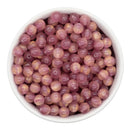 Mauve Pearly Luster Beads 8mm (Package of Approx. 50 Beads)