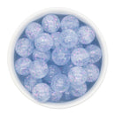 Sky Blue Translucent Holographic Spangle Beads 16mm (Package of 10)