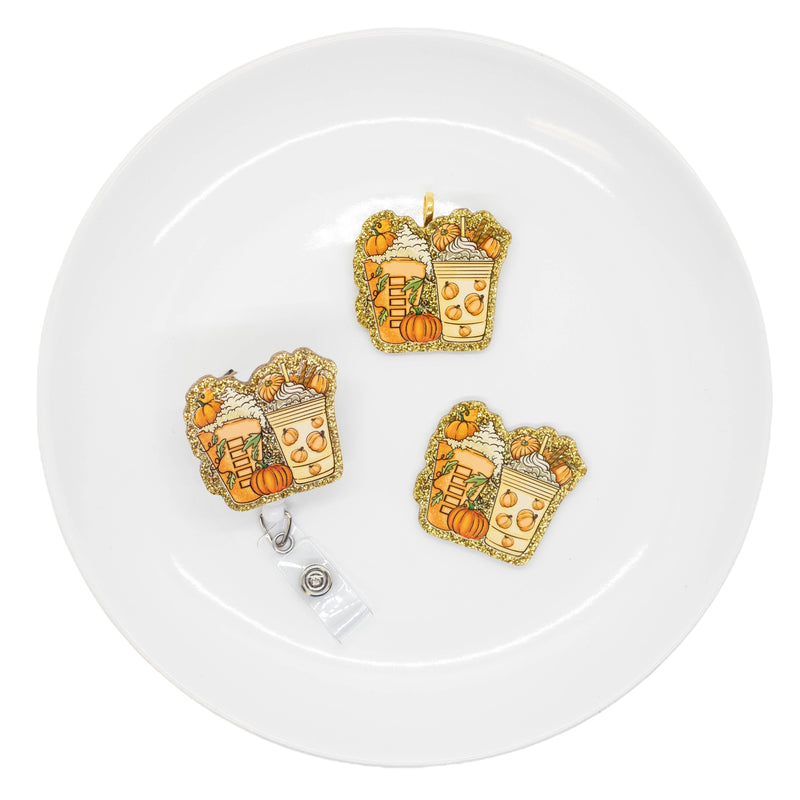 Fall Drinks Acrylic Accent 40x45mm (Package of 1)