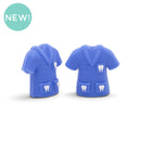 3-D Dental Scrub Silicone Focal Bead 28x30x12mm (Package of 2)