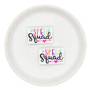 SPED Squad Silicone Focal Bead 20x32mm (Package of 2)