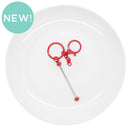 Red Beadable Keychain (Package of 1)