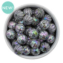 Iridescent Spider Web Printed Beads 16mm (Package of 10)