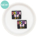 Doctor Stethoscope Bow Silicone Focal Bead 26x29mm (Package of 2)
