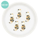 Sitting Cat Enamel Charm 30x15mm (Package of 5)