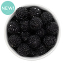 Black Mosaic Rhinestone Beads 20mm (Package of 10)