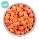 Tangerine Rhinestone Beads 12mm (Package of 20)