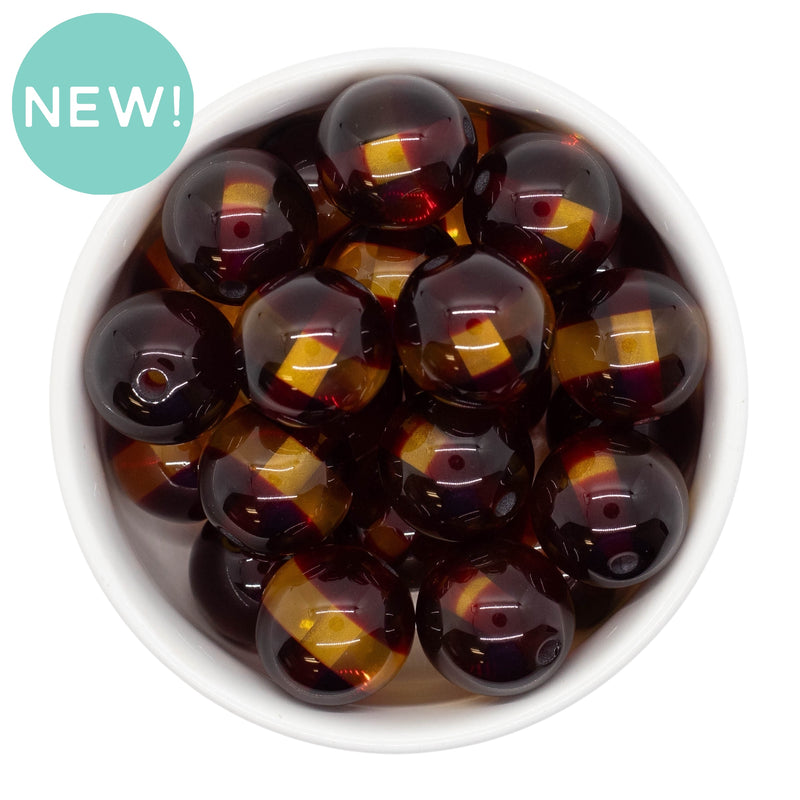 Tortoise Stripe Beads 20mm (Package of 10)