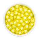 Daffodil Translucent Pumpkin White Core Beads 12mm (Package of 20)