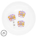 Teacher Pencils & Flowers Flatback Acrylic Accent 41x44mm (Package of 1) - ABC Exclusive