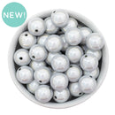 White Illusion Beads 16mm (Package of 10)