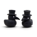 3-D Plague Doctor Duck Silicone Focal Bead 25x17x26mm (Package of 2)