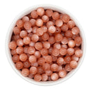 Dusty Coral Pearly Luster Beads 8mm (Package of Approx. 50 Beads)