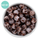 Round Leopard Marble 14mm Beads (Package of 20 Beads)