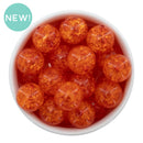 Orange Crackle Beads 20mm (Package of 10)