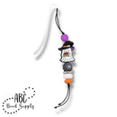 Ghost w/Stack of Books Silicone Focal Bead 29x21mm (Package of 2)