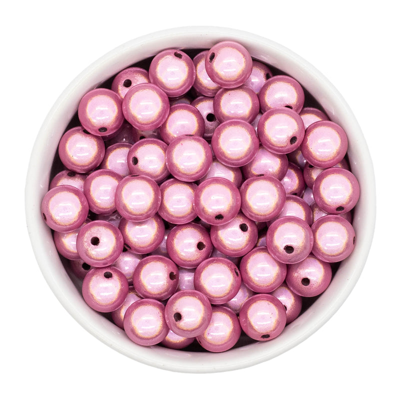 Crepe Pink Illusion Bead 12mm (Package of 20)