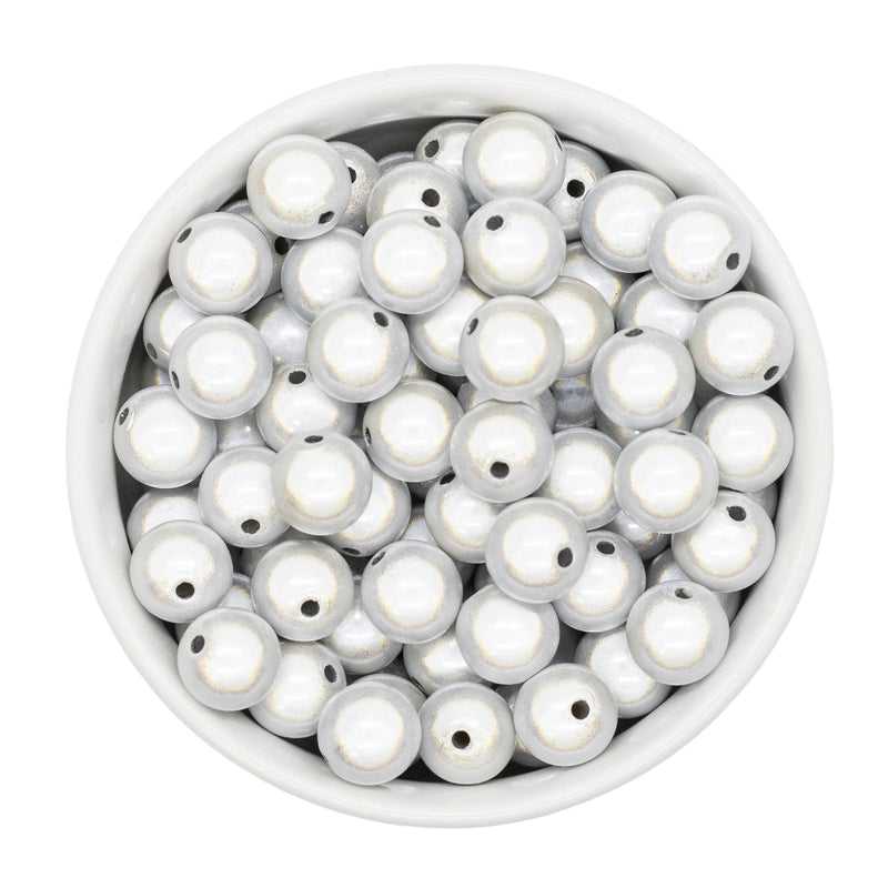 White Illusion Bead 12mm (Package of 20)