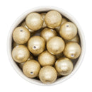 Light Gold Stardust Beads 20mm (Package of 10)