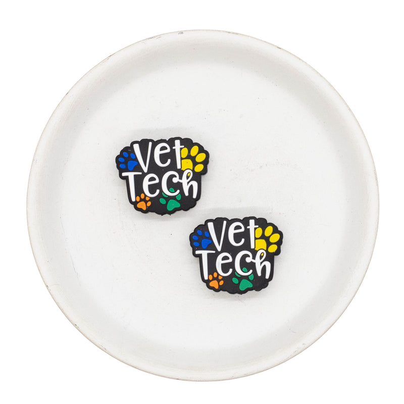 Vet Tech Silicone Focal Bead 23x27mm (Package of 2)