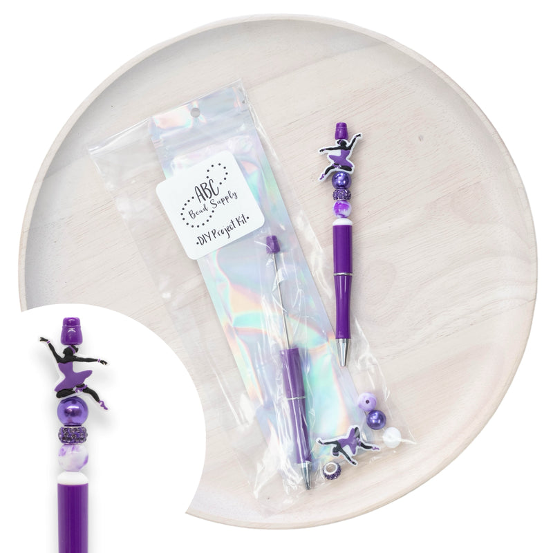 Purple Dancer Beadable Pen Kit