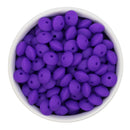 Violet Silicone Lentil Beads 7x12mm (Package of 20)