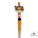 Mom Daisies Silicone Focal Bead 15x30mm (Package of 2)