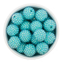 Robin Egg Rhinestone Beads 20mm (Package of 10)