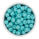 Robin Egg Rhinestone Beads 12mm