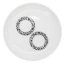 Cow Print Jumbo Silicone Ring Bead 64mm (Package of 2)