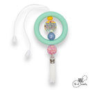 Mint Green Jumbo Silicone Ring Bead 64mm (Package of 2)