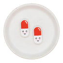 Pill Silicone Focal Bead 32x15mm (Package of 2)