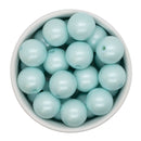 Pale Blue Matte Beads 20mm (Package of 10)