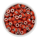 Large Hole Rhinestone Rondelle Spacer 11x6.5mm (Package of 10)