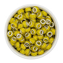 Large Hole Rhinestone Rondelle Spacer 11x6.5mm (Package of 10)