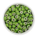 Large Hole Rhinestone Rondelle Spacer 11x6.5mm (Package of 10)