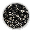Large Hole Rhinestone Rondelle Spacer 11x6.5mm (Package of 10)